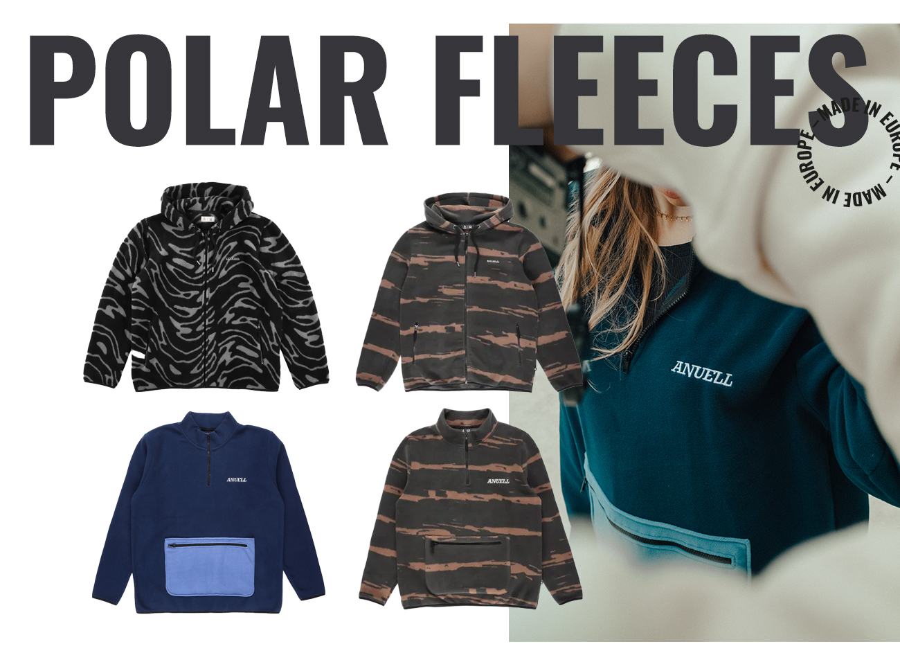 Anuell Fall 25 direct order - view polar fleece jackets and sweatshirts