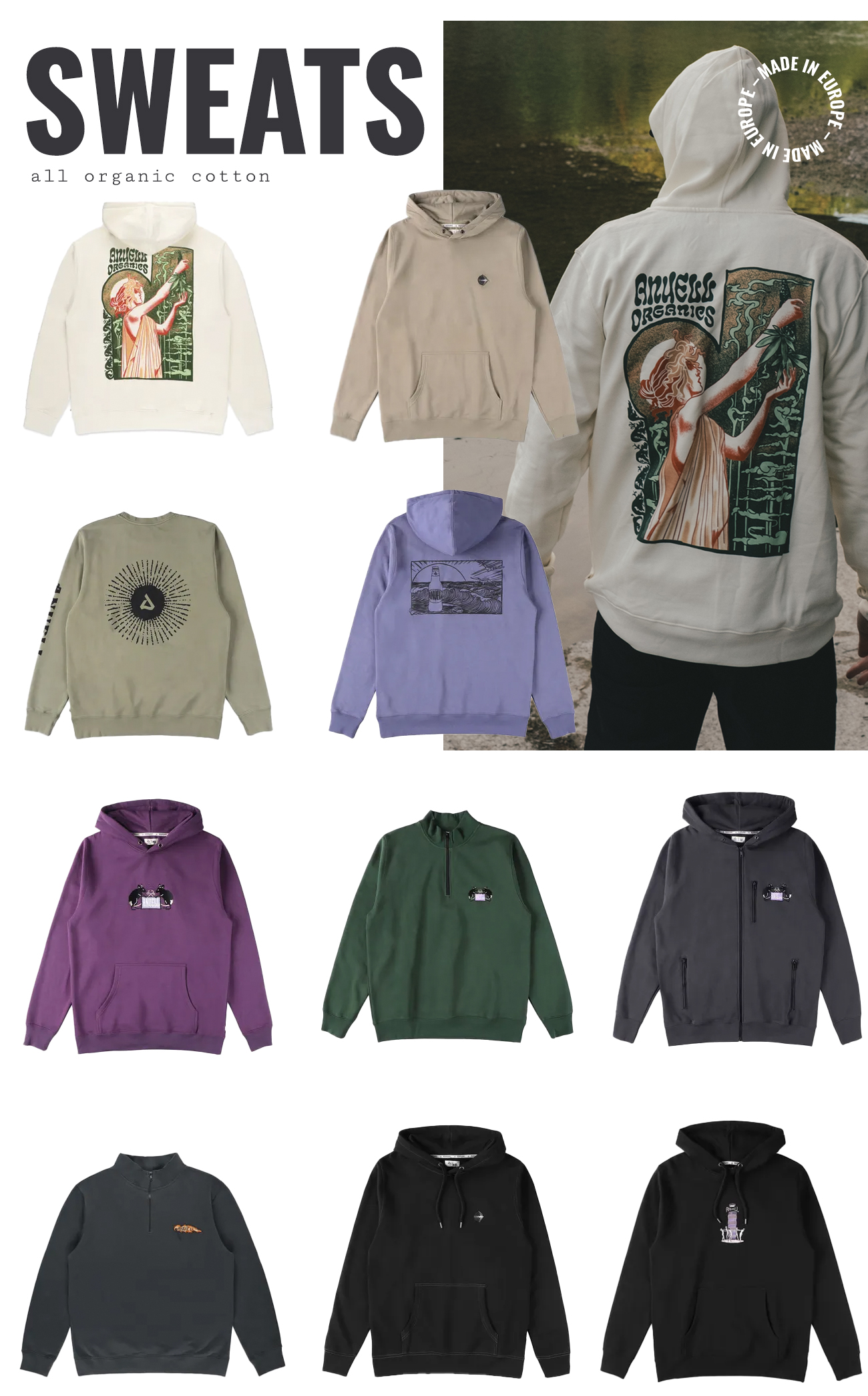 Anuell Fall 25 direct order - view hoodies and sweatshirts